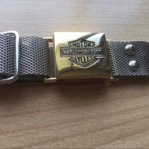 Vintage Harley Davidson mesh two-toned belt